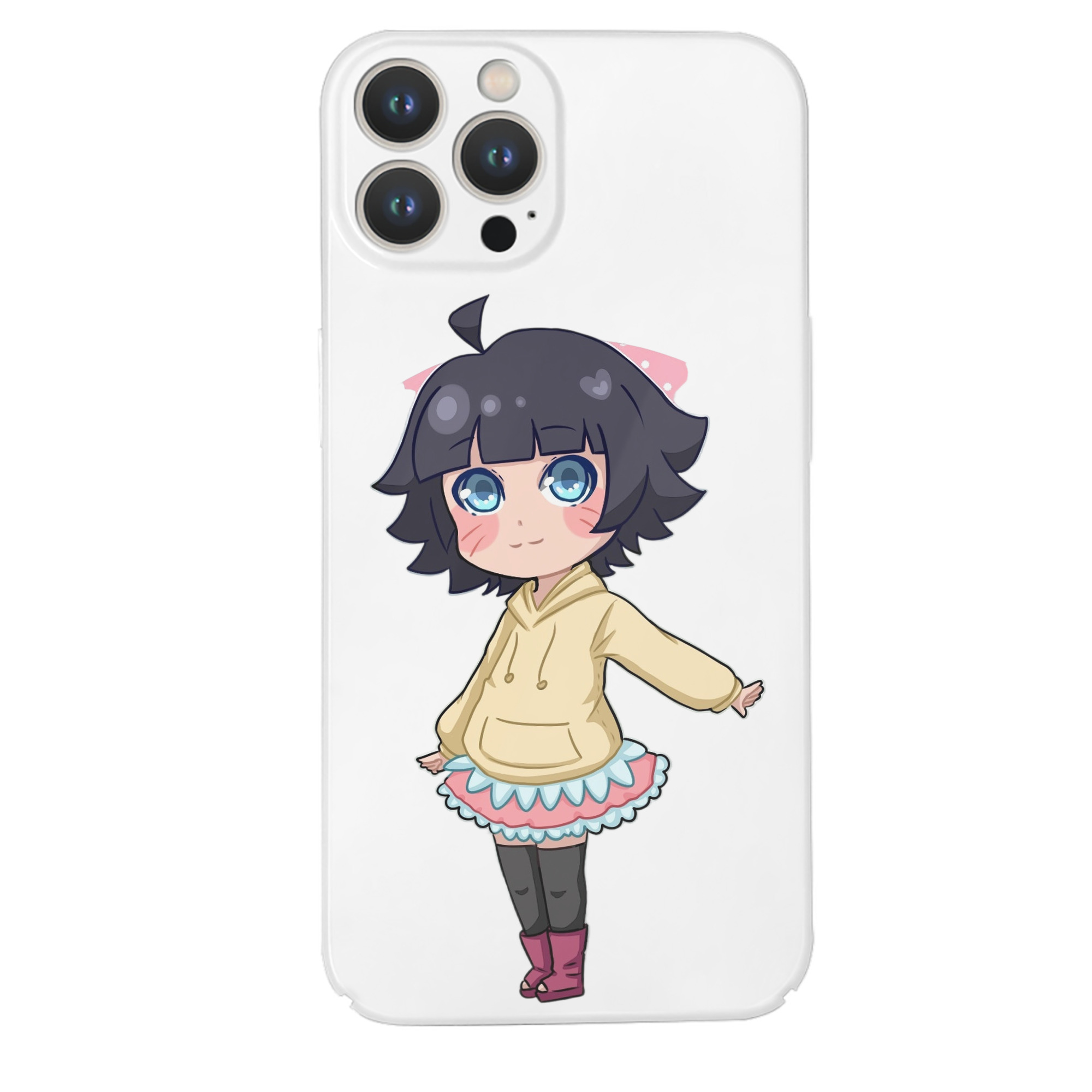 （画像用） NARUTO -ナルト- うずまき ヒマワリ Uzumaki Himawari 【iPhone 14シリーズ対応】ハードケース